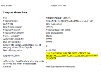 MCA GREENETIC RENEWABLE